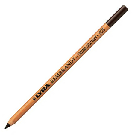 LYRA REMBRANDT Sepia, карандаш художественный, обезжиренный, темно-коричневый - фото 1 - id-p203005853