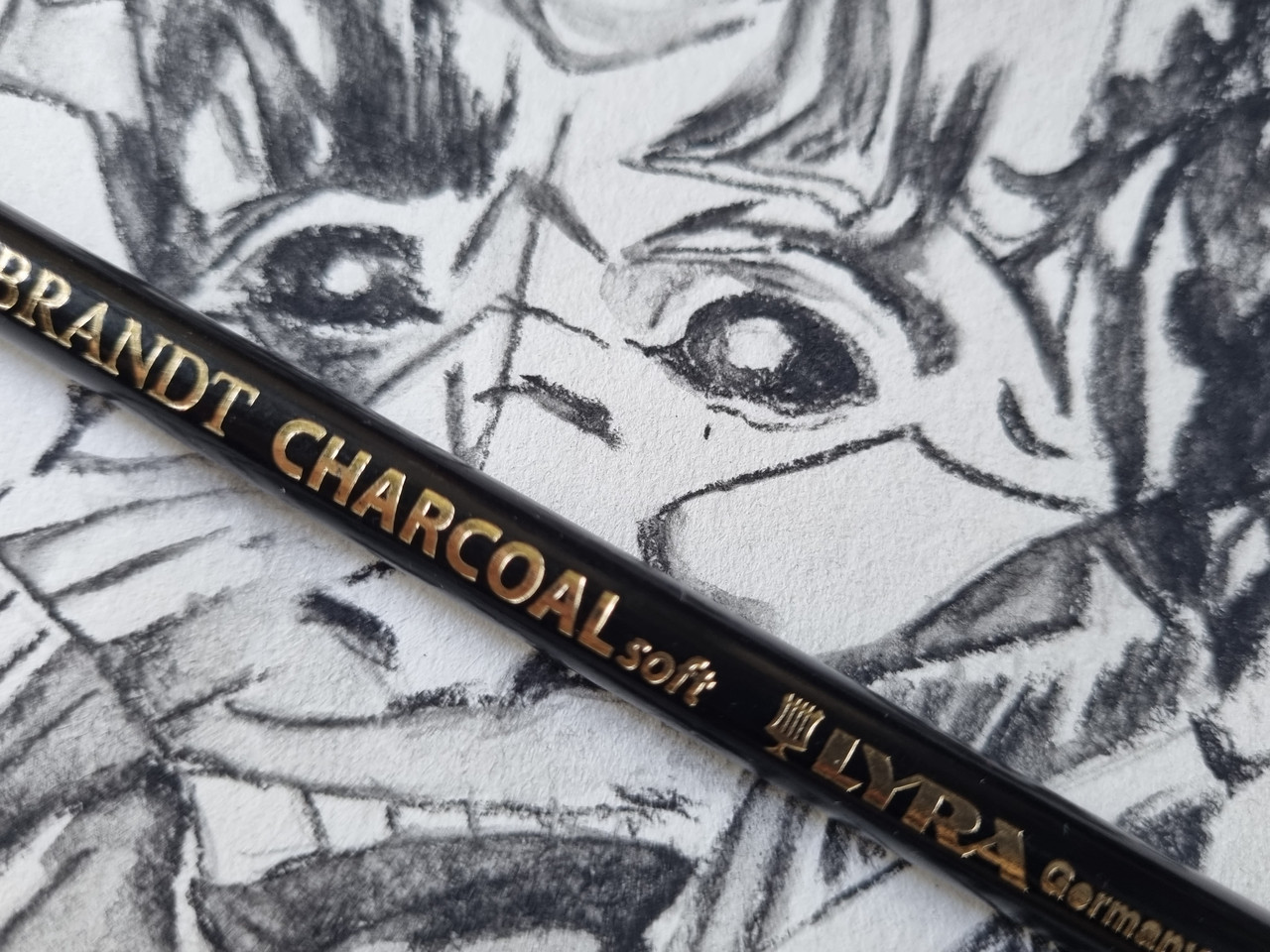LYRA REMBRANDT CHARCOAL Soft dry, Угольный карандаш, обезжиренный, мягкий - фото 4 - id-p203005859