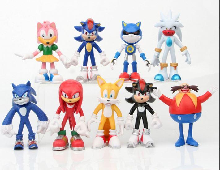 Игрушки Соник Sonic набор 12 фигурок больших. - фото 2 - id-p203006617