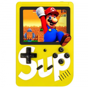 Игровая приставка Sup Game Box PLUS Retro 400 in 1 2.8 TFT 8 BIT 400 в 1 Желтый - фото 1 - id-p203007076