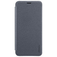 Полиуретановый чехол книга Nillkin Sparkle Leather Case Black для OnePlus 5T