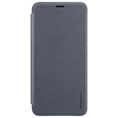Полиуретановый чехол книга Nillkin Sparkle Leather Case Black для OnePlus 5T - фото 1 - id-p203011632