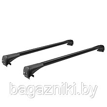 Багажник LUX BRIDGE Black Audi Q7 c 2015 со штатными местами в рейлингах