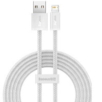 Кабель Baseus Dynamic Series Fast Charging Data Cable USB to Lightning 2.4A 1m White (CALD000402)