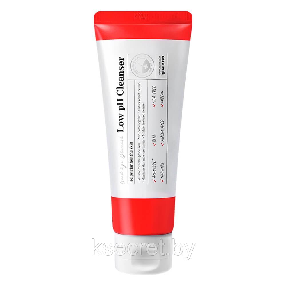 Слабокислотная очищающая гель-пенка против акне с пептидами Mizon Good Bye Blemish Low Ph Cleanser - фото 1 - id-p203013273