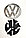 Эмблема задняя Volkswagen Polo / Golf 2014-2018 (110 мм, составная), фото 5
