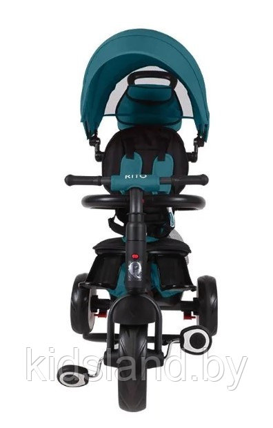 Детский трехколесный складной велосипед QPlay Rito Plus (бирюзовый) - фото 3 - id-p203016981