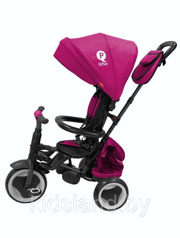 Детский трехколесный складной велосипед QPlay Rito Plus (фиолетовый) - фото 4 - id-p203016987