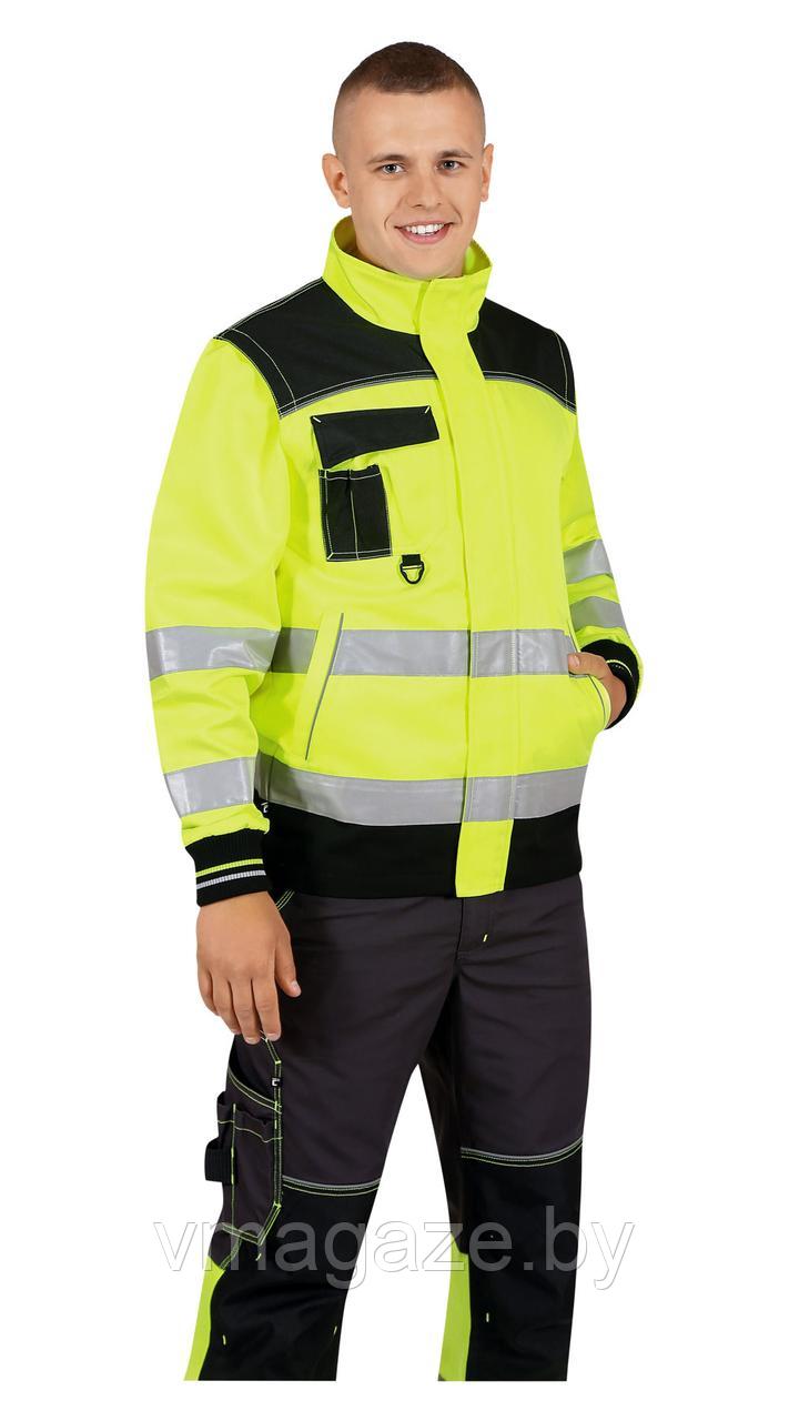 Куртка-жилетка Ноксфилд Хай-Виз(цвет флуоресцентный желтый) - фото 2 - id-p203017434