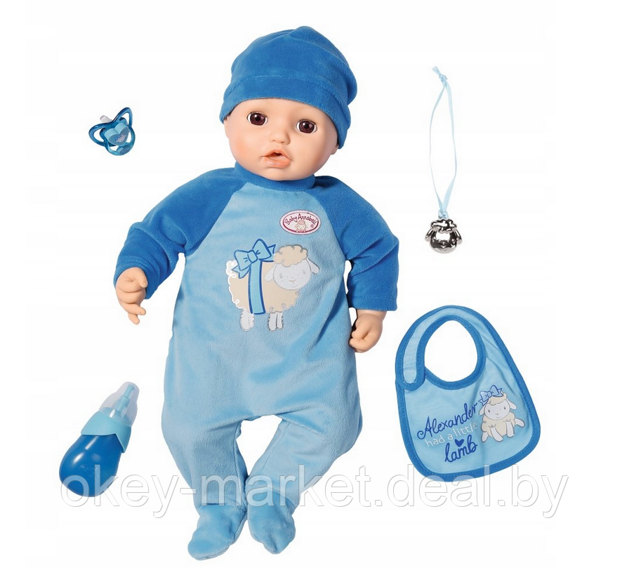Кукла интерактивная Baby Annabell "Александр", 43 см оригинал - фото 2 - id-p203017462