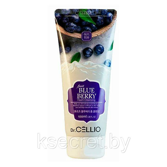 Dr.Cellio Foam Пенка для лица с экстрактом черники Dr.Cellio G70 Fruit Blueberry Foam Cleansing - фото 1 - id-p203019065