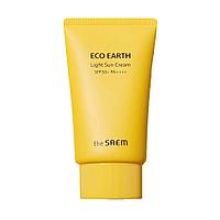 Солнцезащитный крем для лица The Saem Eco Earth Power Light Sun Cream SPF50