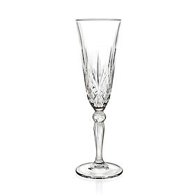 Бокал флюте для шампанского RCR Style Melodia 210 мл, хрустальное стекло, Италия