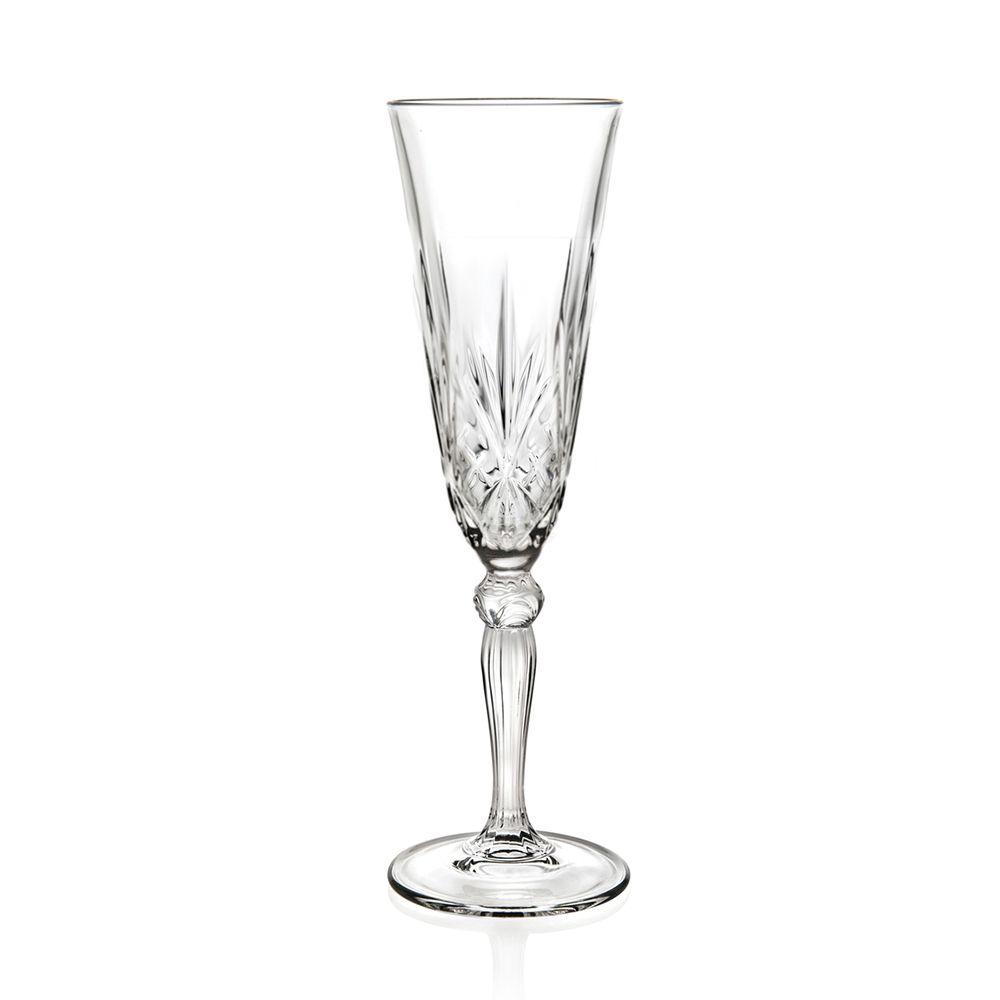 Бокал флюте для шампанского RCR Style Melodia 210 мл, хрустальное стекло, Италия - фото 1 - id-p143418108