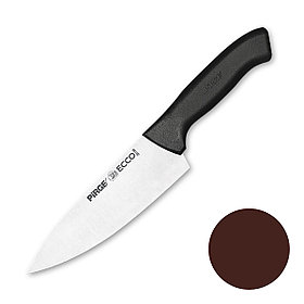 Нож поварской 16 см,коричневая ручка Pirge