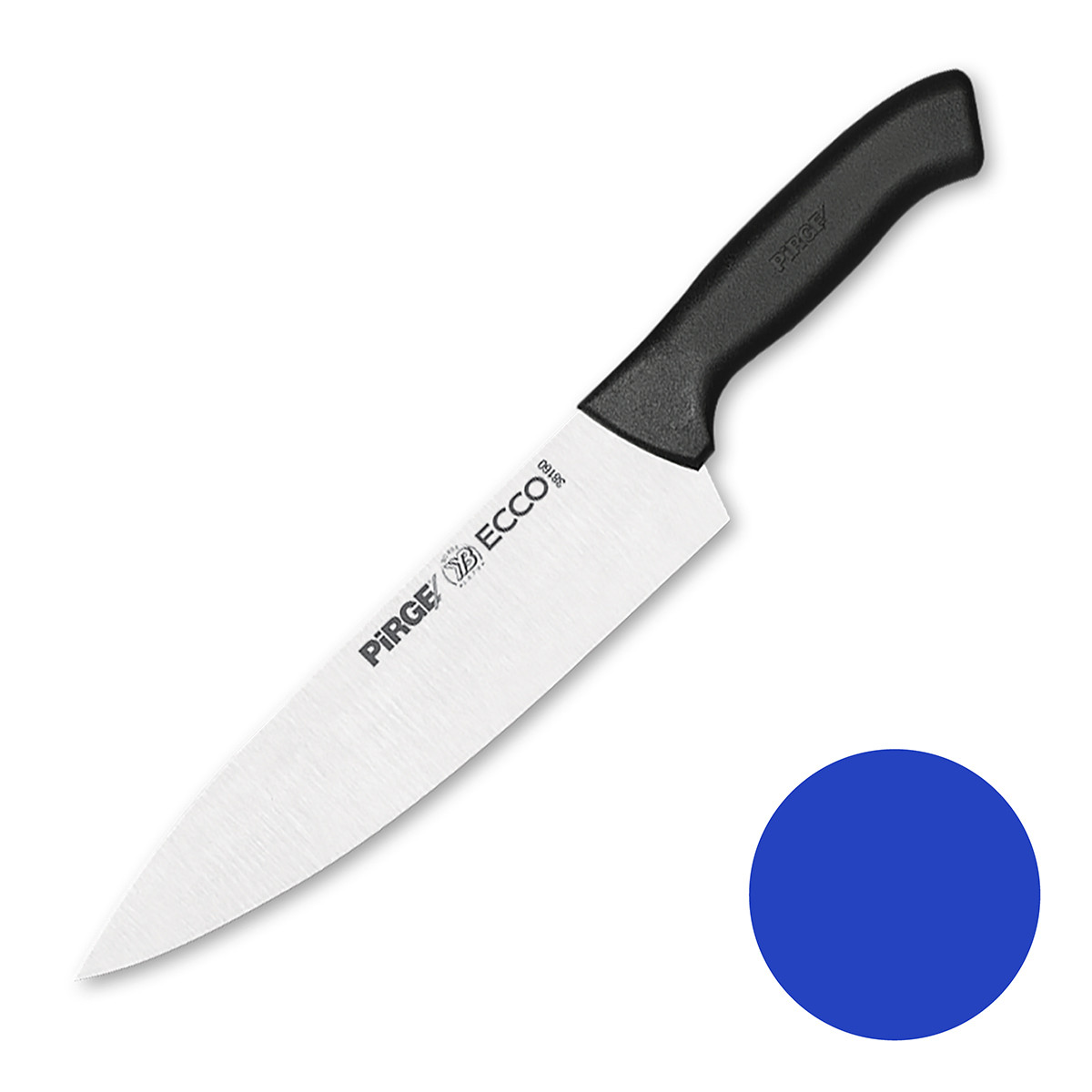 Нож поварской 21 см,синяя ручка Pirge - фото 1 - id-p203020807