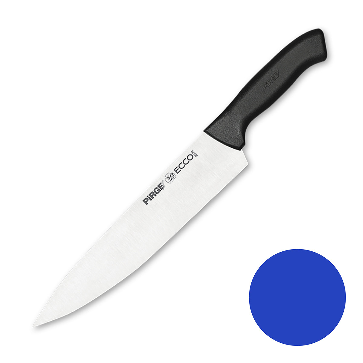 Нож поварской 25 см,синяя ручка Pirge - фото 1 - id-p203020820