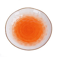 Салатник d=21,5*3,8 см,400 мл, фарфор,оранжевый цвет "The Sun" P.L.