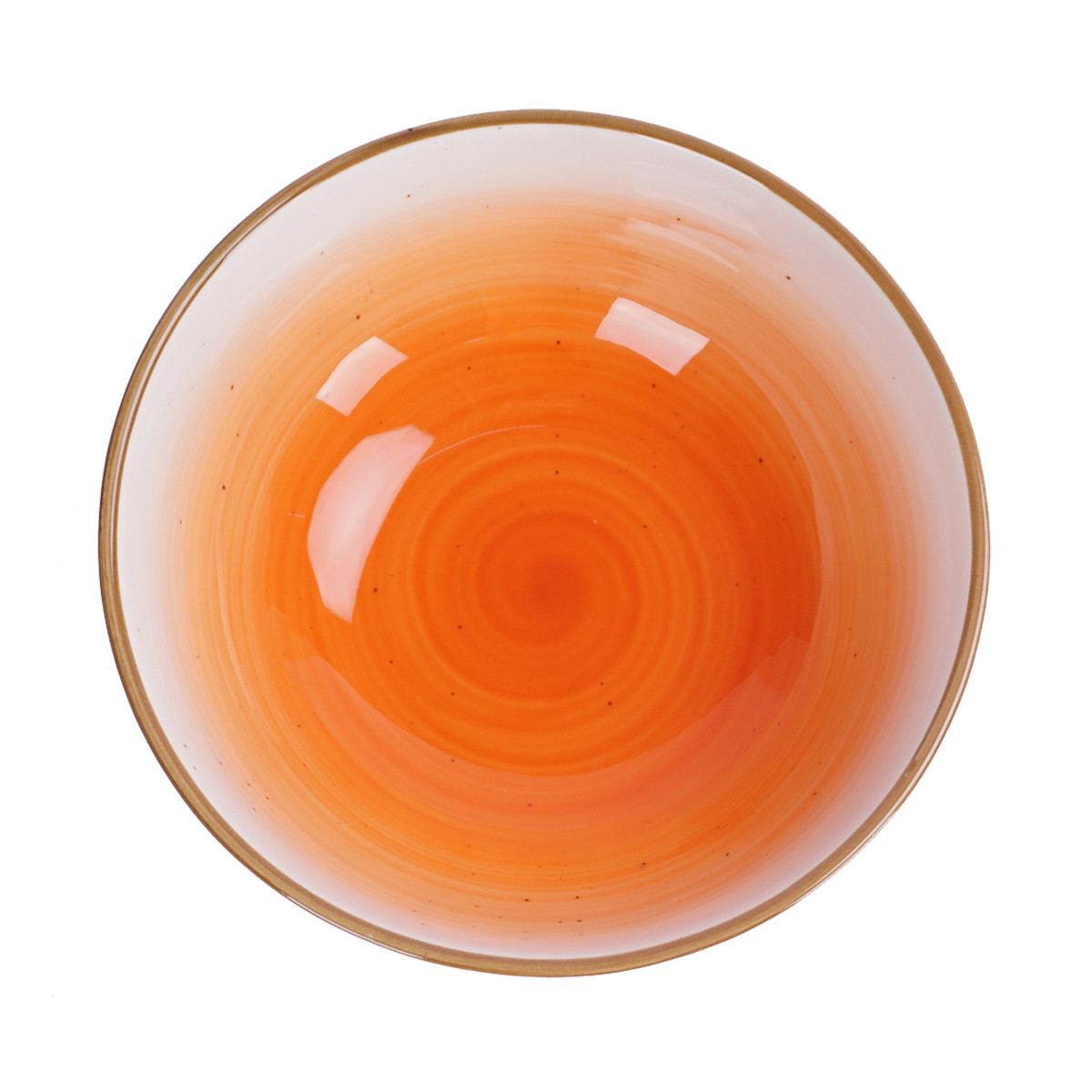 Салатник 15,5*15,5*5см, 510 мл, фарфор,оранжевый цвет "The Sun" P.L. - фото 1 - id-p203020894