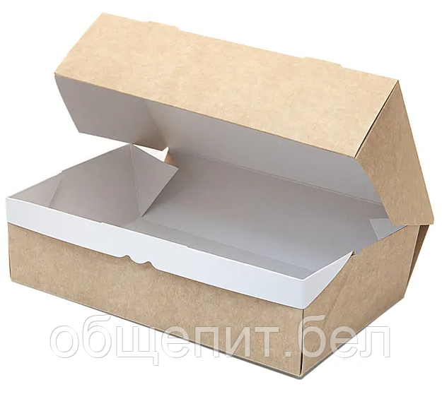 Коробка для кондитерских изделий 1900 мл, 230 х 140 х 60 мм - фото 1 - id-p203021064