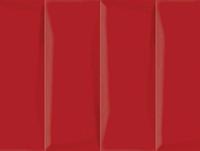 Керамическая плитка Cersanit Evolution кирпичи красный рельеф 20x44