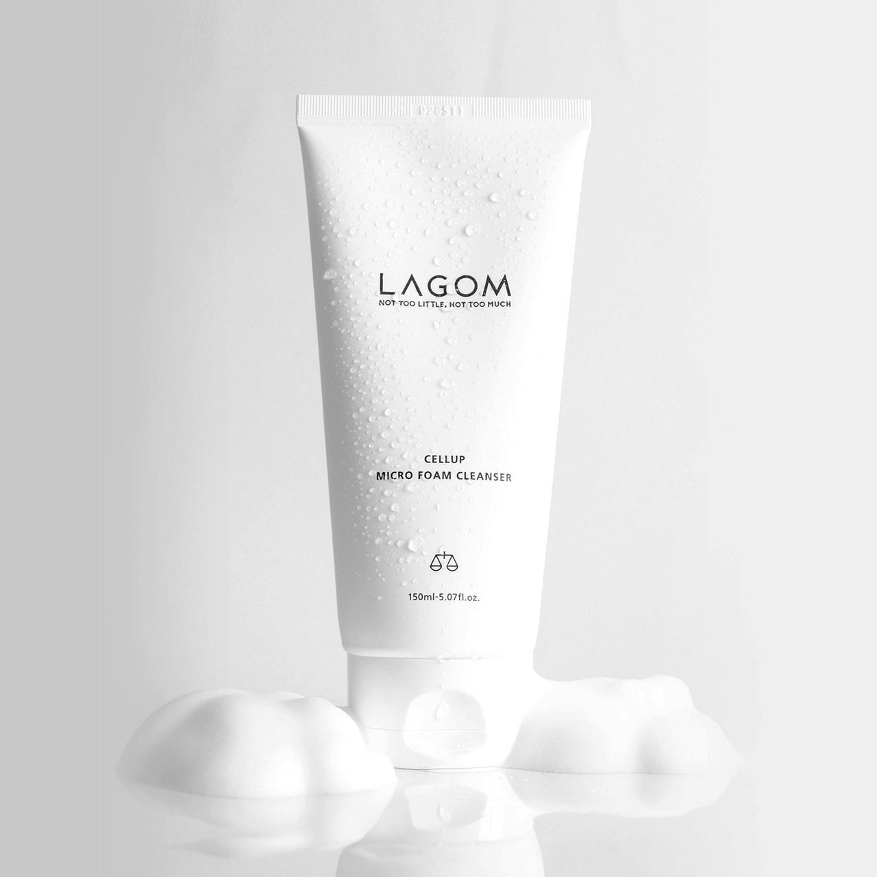 120 мл!Lagom Cellup Micro Foam Cleanser Пенка для умывания