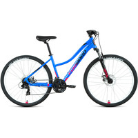Велосипед Forward Jade 27.5 2.0 D 2022 (голубой/розовый)
