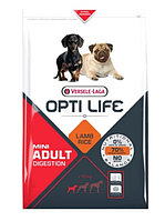 Сухой корм для собак Opti Life Adult Digestion Mini (ягненок, рис) 2.5 кг