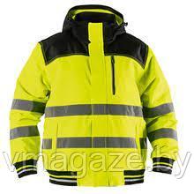 Куртка Ноксфилд Хай-Виз утепленная(флуоресцентный желтый,вставки -черный)