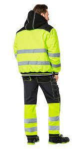 Куртка Ноксфилд Хай-Виз утепленная(флуоресцентный желтый,вставки -черный) - фото 3 - id-p203024506