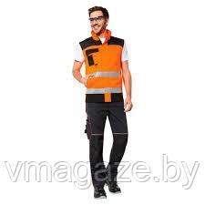 Куртка-жилетка Ноксфилд Хай-Виз(цвет флуоресцентный оранжевый) - фото 5 - id-p203024554