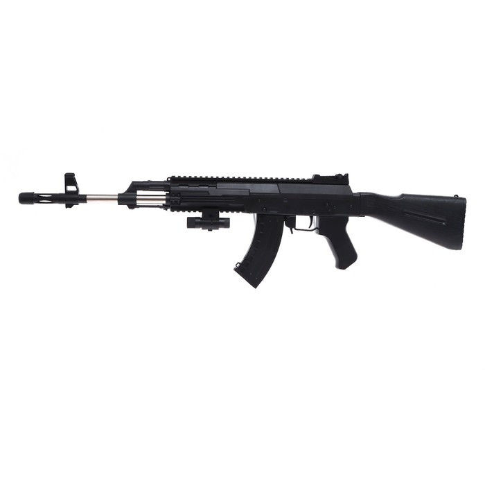 Автомат АК-47, с лазером, цвет чёрный - фото 2 - id-p203024629