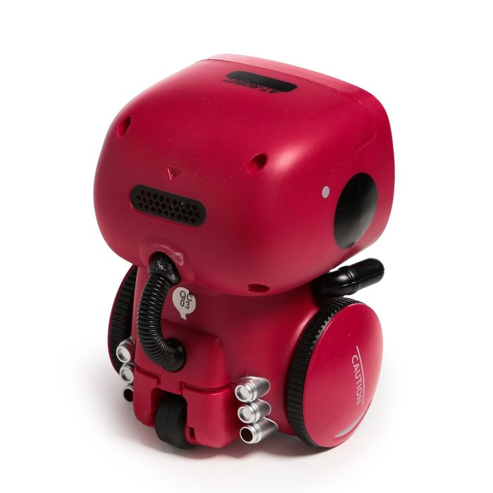 Робот интерактивный «Милый робот», световые и звуковые эффекты, русская озвучка, цвет красный - фото 3 - id-p203024673
