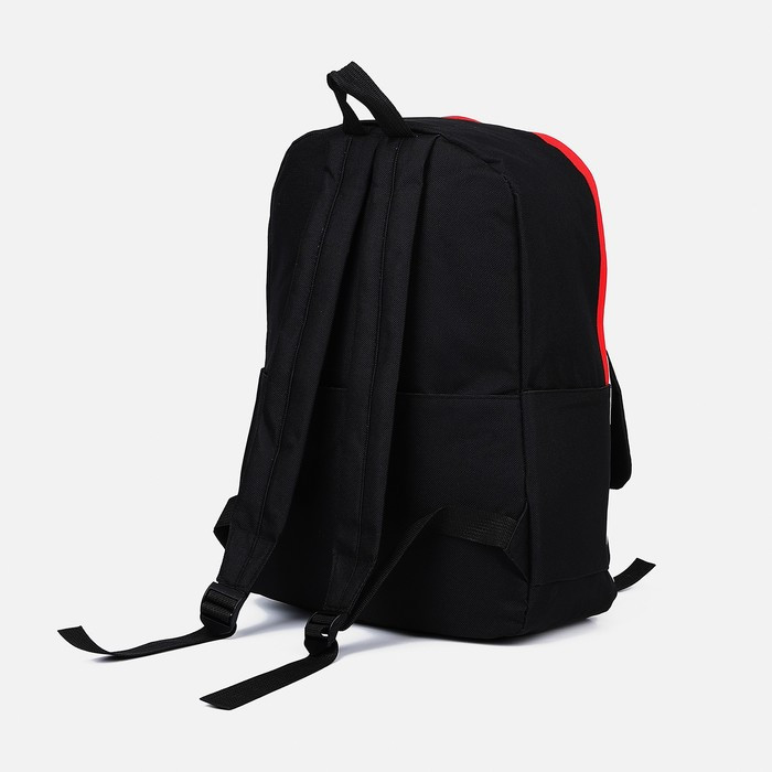 Рюкзак на молнии, наружный карман, набор шопер, сумка, цвет чёрный - фото 3 - id-p203024901