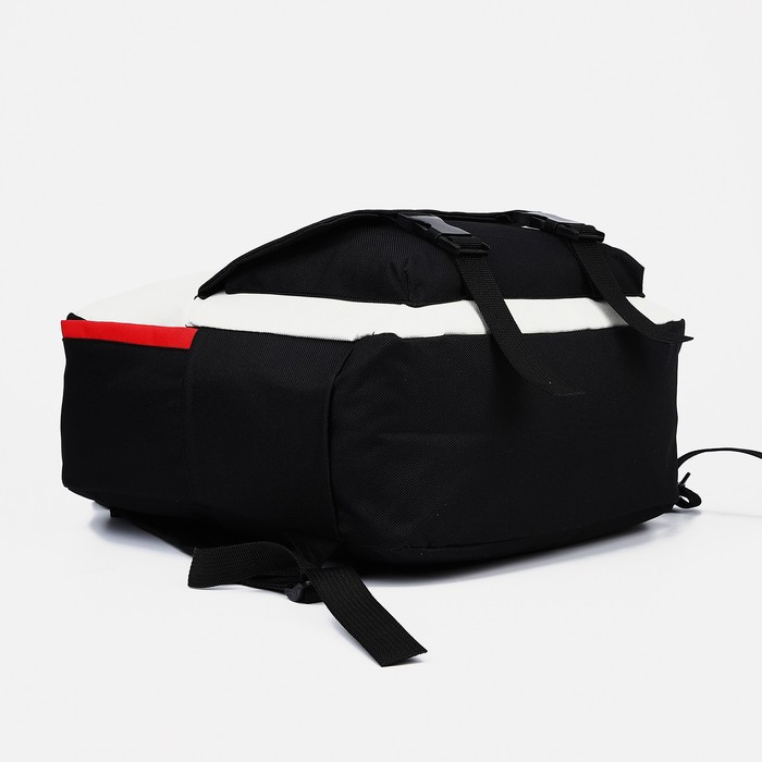 Рюкзак на молнии, наружный карман, набор шопер, сумка, цвет чёрный - фото 4 - id-p203024901