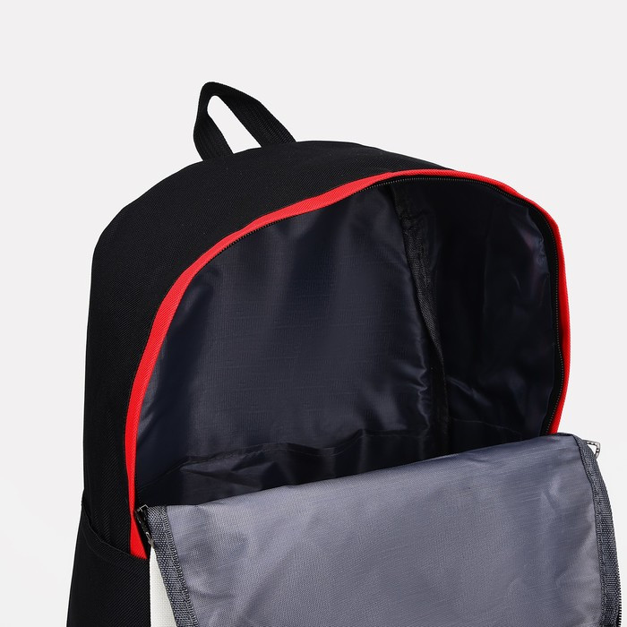 Рюкзак на молнии, наружный карман, набор шопер, сумка, цвет чёрный - фото 5 - id-p203024901