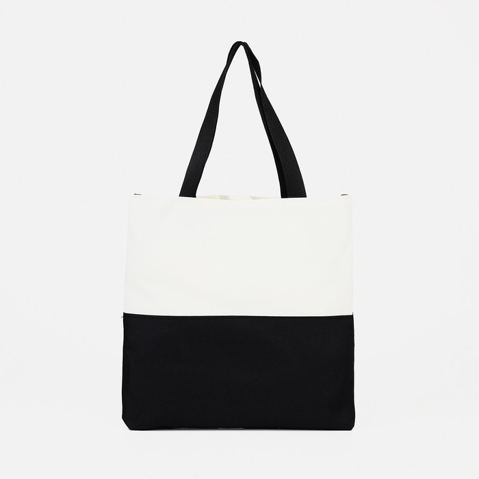 Рюкзак на молнии, наружный карман, набор шопер, сумка, цвет чёрный - фото 7 - id-p203024901