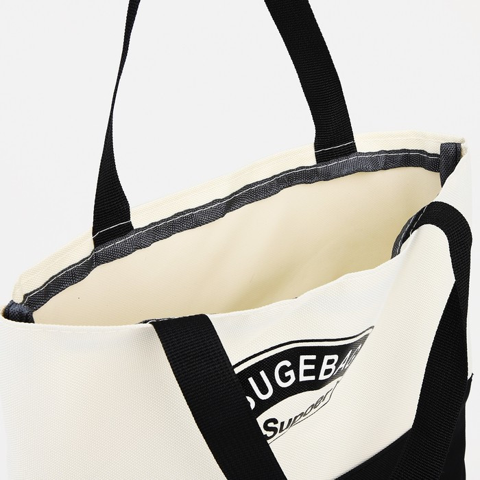 Рюкзак на молнии, наружный карман, набор шопер, сумка, цвет чёрный - фото 8 - id-p203024901