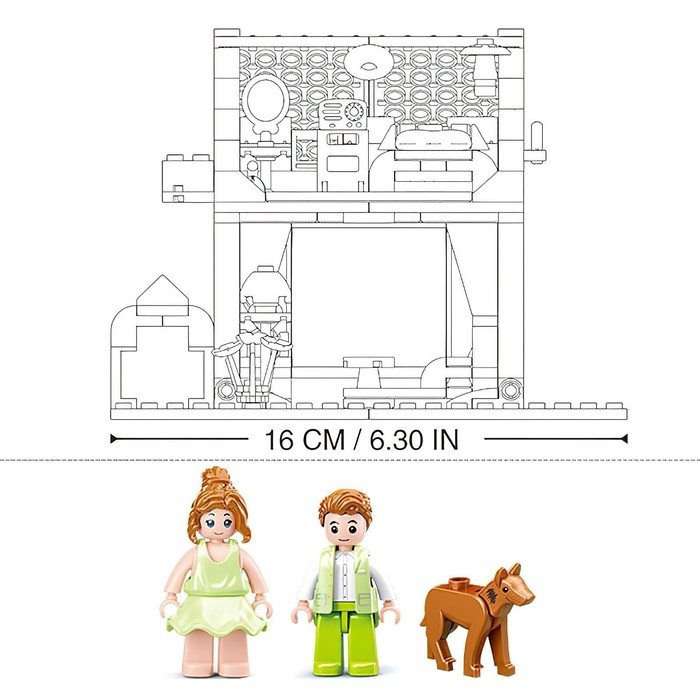 Конструктор Розовая Мечта «Загородный дом», 244 детали - фото 4 - id-p203025573