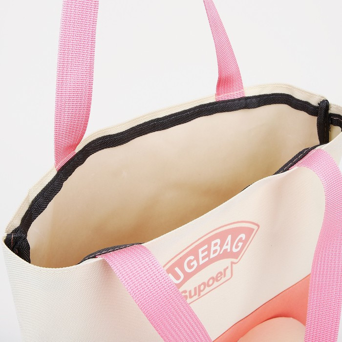 Рюкзак на молнии, наружный карман, набор шопер, сумка, цвет розовый - фото 8 - id-p203027052