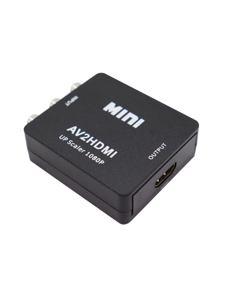 Адаптер - переходник RCA (AV) на HDMI, черный 556385 - фото 3 - id-p203028028