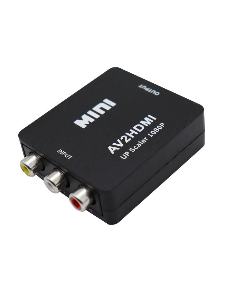Адаптер - переходник RCA (AV) на HDMI, черный 556385 - фото 4 - id-p203028028
