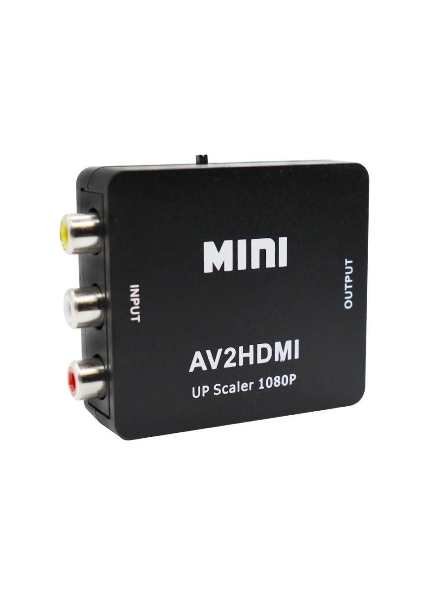 Адаптер - переходник RCA (AV) на HDMI, черный 556385 - фото 5 - id-p203028028