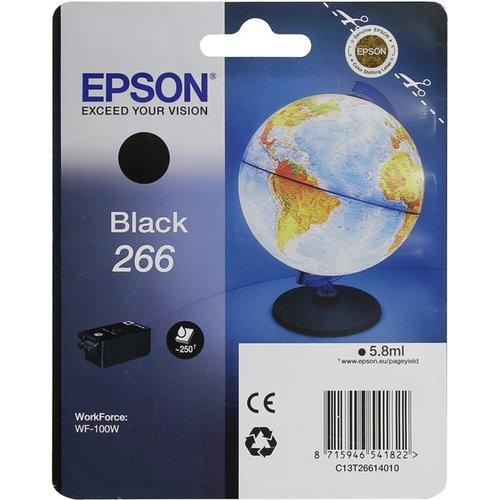 Чернильный картридж Epson 266 Черный (C13T26614010) 5.8мл
