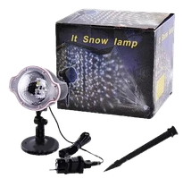 Лазерный проектор Snow lamp цветной RGB фонарь