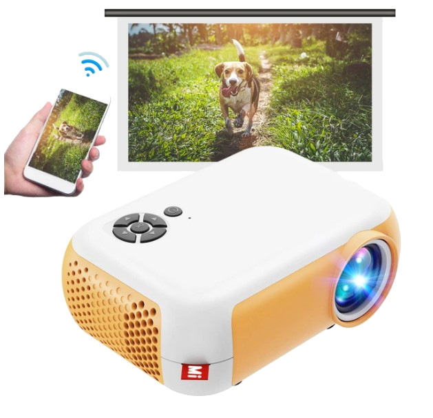 Мультимедийный портативный светодиодный LED проектор Mini Projector A10 FULL HD 1080p (HDMI, USB, пульт ДУ)