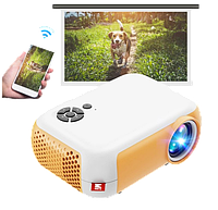 Мультимедийный портативный светодиодный LED проектор Mini Projector A10 FULL HD 1080p (HDMI, USB, пульт ДУ)