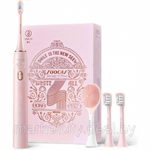 Электрическая зубная щетка Soocas X3U Limited Edition (белый) - фото 5 - id-p203034668