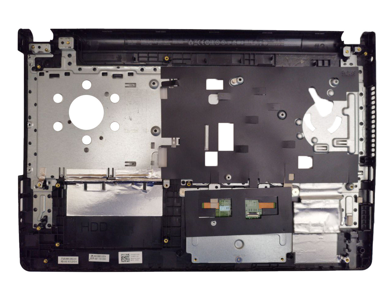 Верхняя часть корпуса (Palmrest) Dell Inspiron 15-3558, 15-3553, 15-3552, 15-3551, с тачпадом, черный - фото 2 - id-p203048063