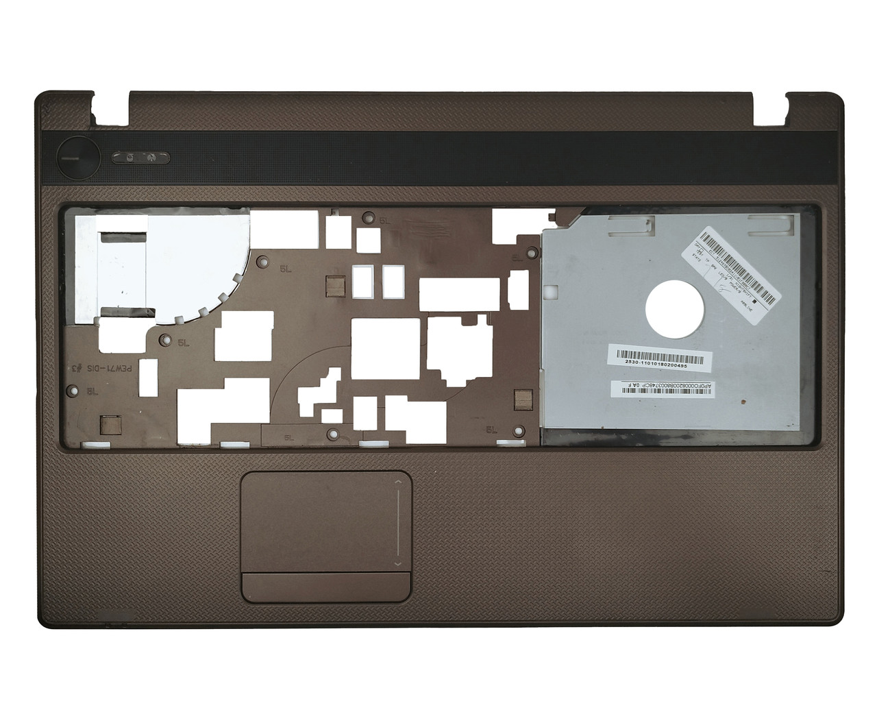 Верхняя часть корпуса (Palmrest) Acer Aspire 5552, коричневая (с разбора) - фото 1 - id-p203048066